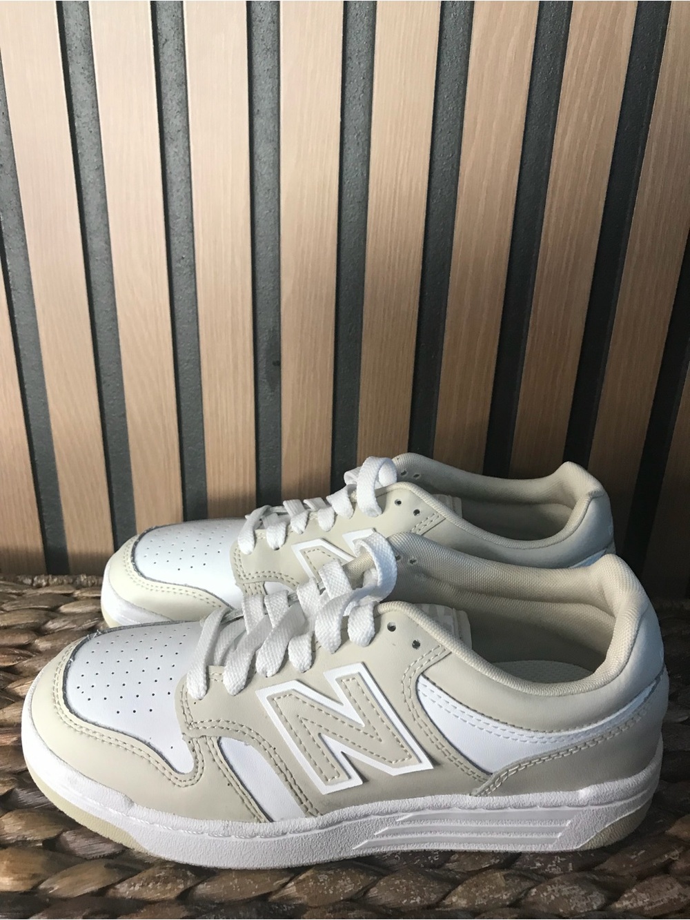 New Balance 480 White & Cream
